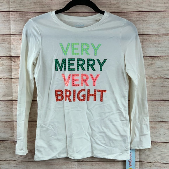 Cat & Jack Other - Cat & Jack Christmas Long sleeve Tee